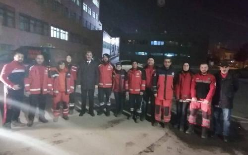 Türk Sağlık Sen Sivas Şubesi Olarak  Elazığ Görevi Dönüşü UMKE Ekibimizi Karşıladık.