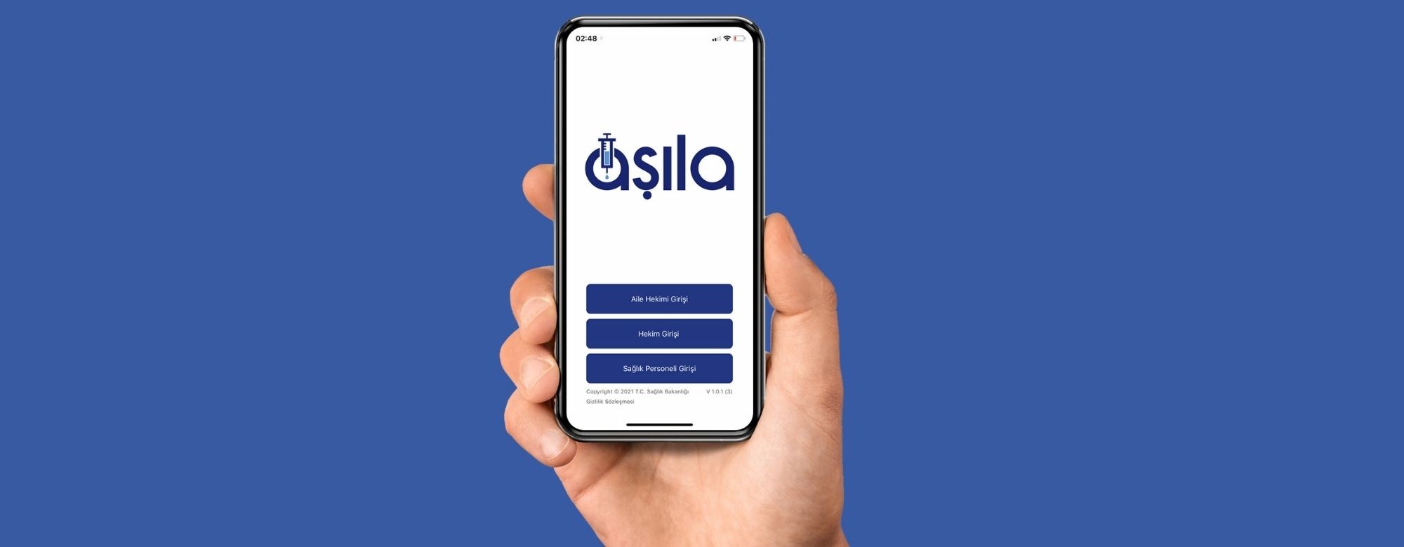 AŞILA MOBİL UYGULAMASI İLE İLGİLİ BAŞVURUMUZU YAPTIK