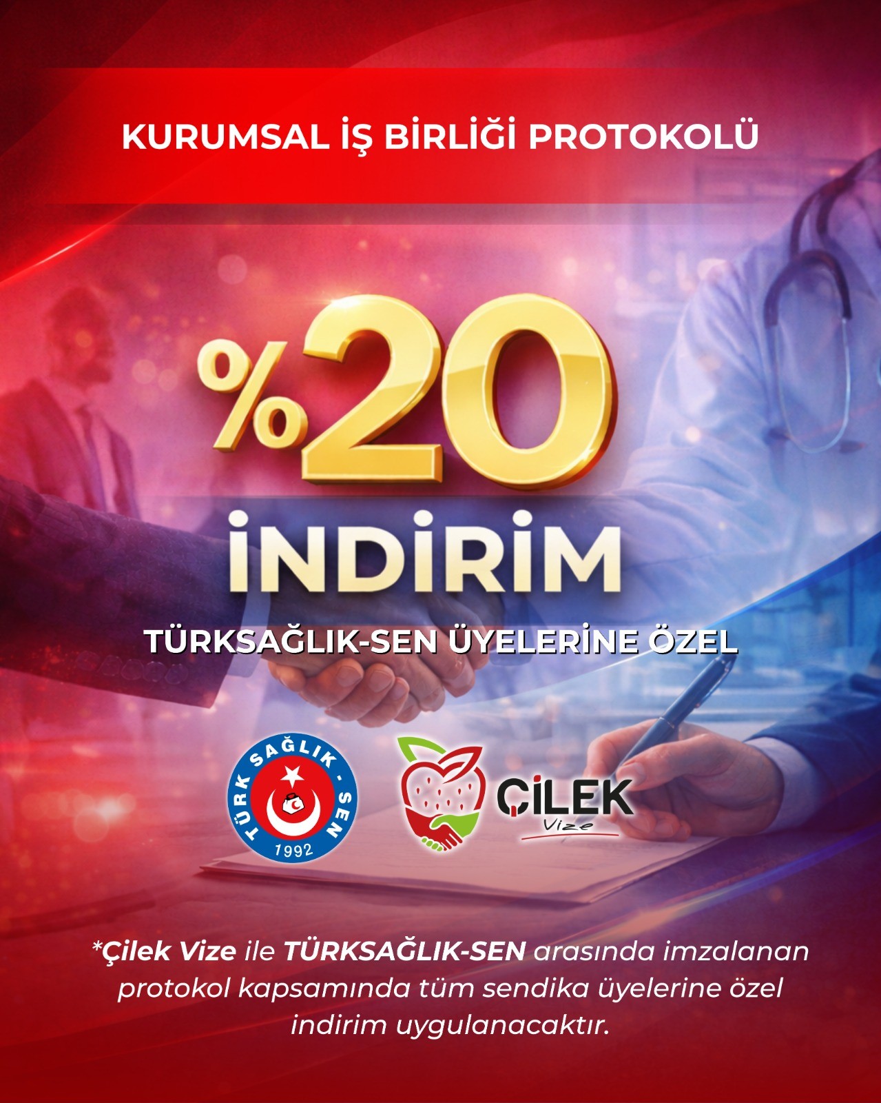 Çilek Grup'tan Üyelerimize Özel %20 İndirim