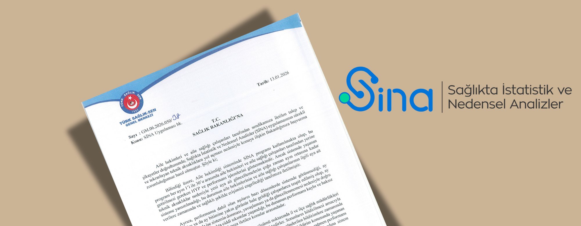 SİNA Alarm Veriyor: Aile Hekimliğinde Mağduriyete Neden Olan Sistemle İlgili Başvuruda Bulunduk