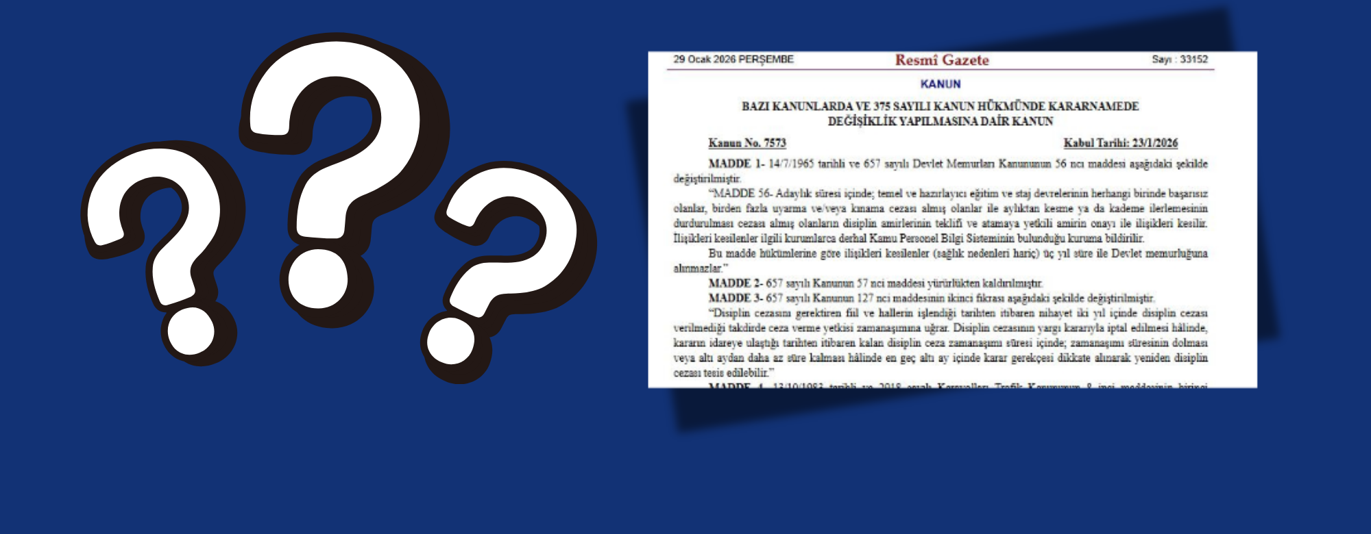 Aday Memurlukta Değişenler ve Diğer Düzenlemeler