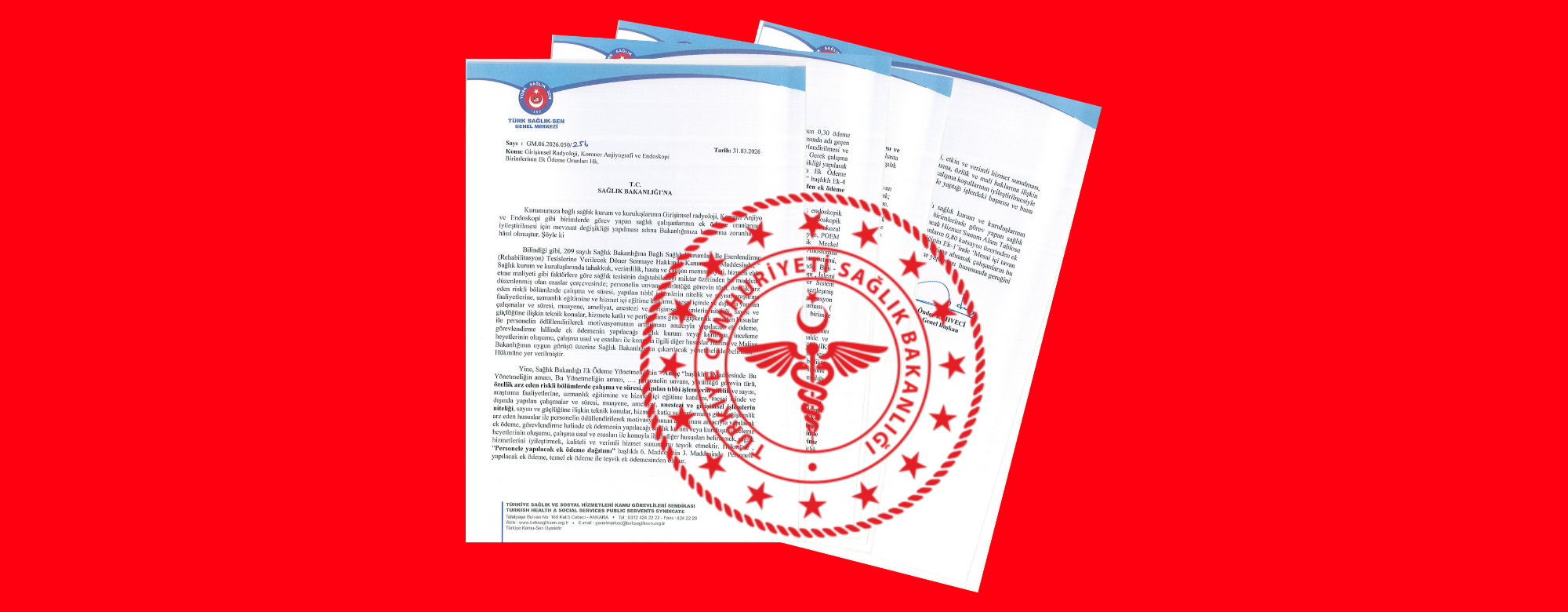 Girişimsel Radyoloji, Anjiyo ve Endoskopi Çalışanlarının Katsayı Mağduriyetinin Çözülmesi İçin Başvurduk.