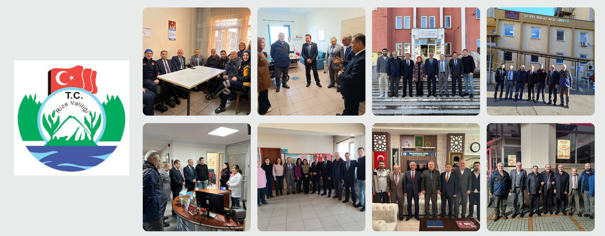 Rize’de Sağlık Kurum ve Kuruluşlarında Çalışanlarla Buluştuk