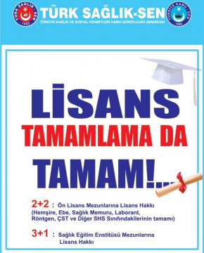 Lisans Tamamlama Afişi