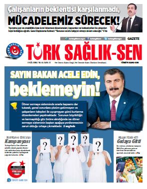 Gazete Türk Sağlık-Sen 72. Sayı
