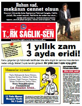Gazete Türk Sağlık Sen - 33. Sayı