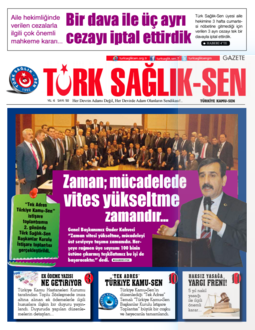 Gazete Türk Sağlık Sen - 50. Sayı