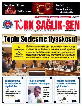 Gazete Türk Sağlık Sen 45. Sayı
