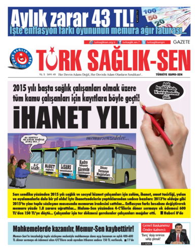 Gazete Türk Sağlık Sen - 49. Sayı