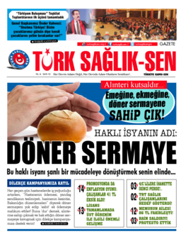 Gazete Türk Sağlık Sen - 51. Sayı