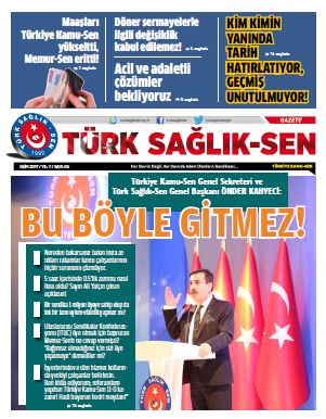 Türk Sağlık Sen Gazetesi 65. Sayı