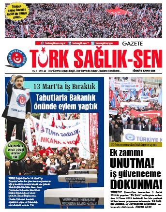Gazete Türk Sağlık Sen - 42. Sayı